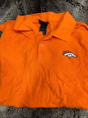 Denver Broncos Men’s XL Orange golf polo